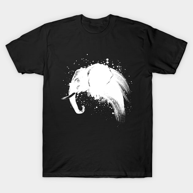 Elephant T-Shirt by Black0White